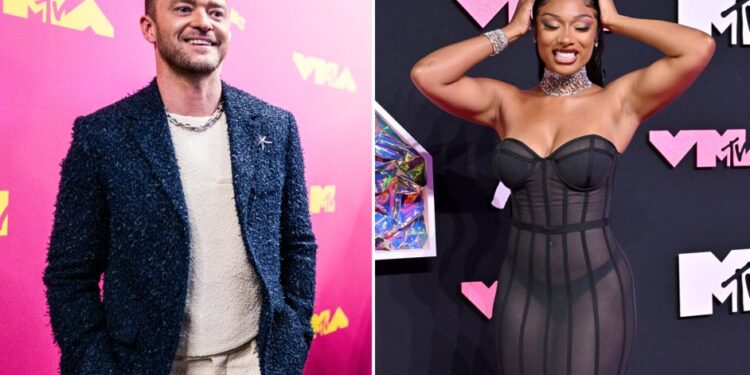 Nope, Megan Thee Stallion Didn’T Beef With Justin Timberlake at 2023 Mtv Vmas, She Was Just Excited to Meet Him